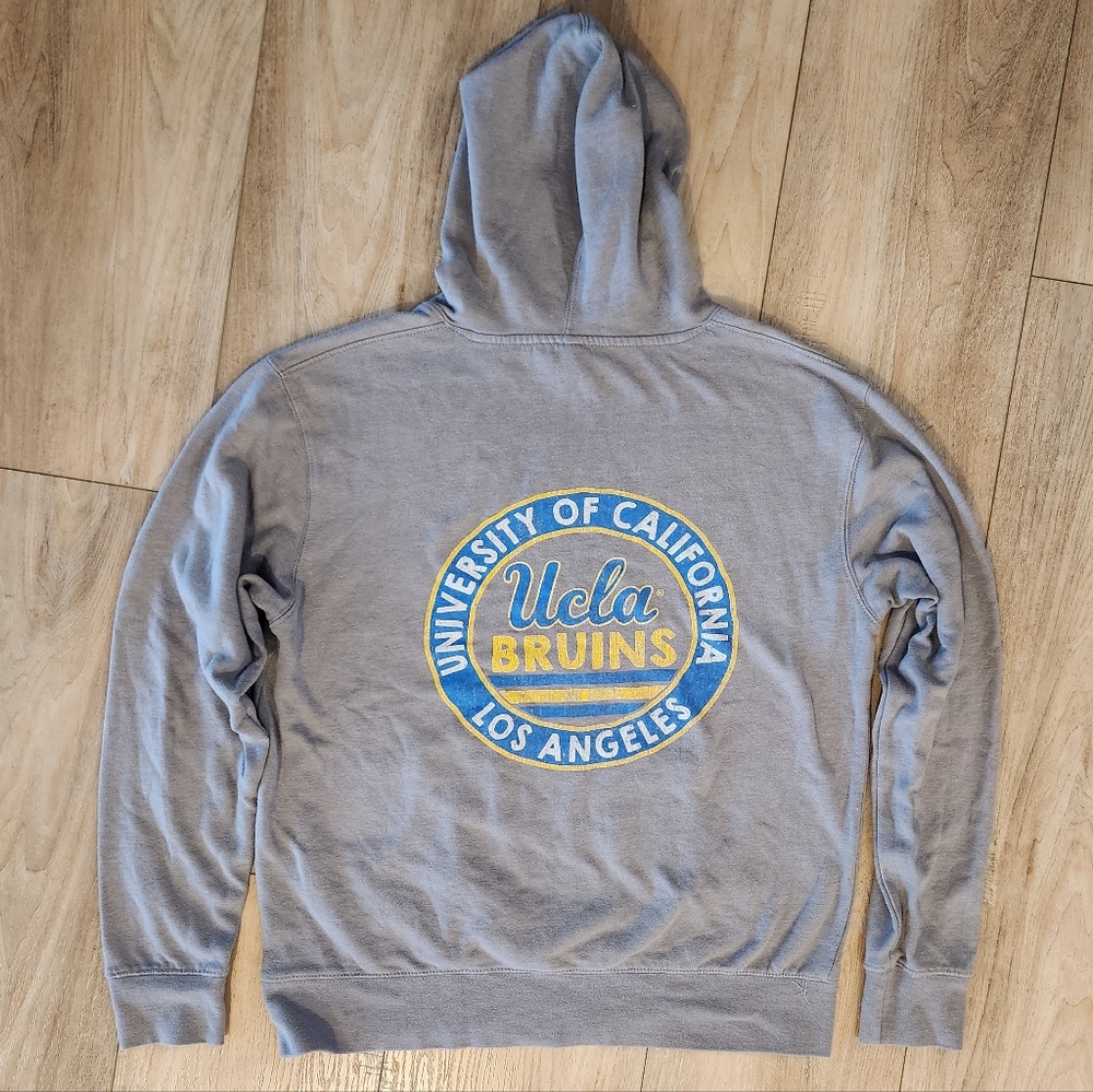 Retro UCLA Bruins Gray Hoodie Sweater